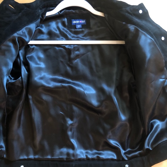 Black 100% leather suede jacket - Picture 7 of 9
